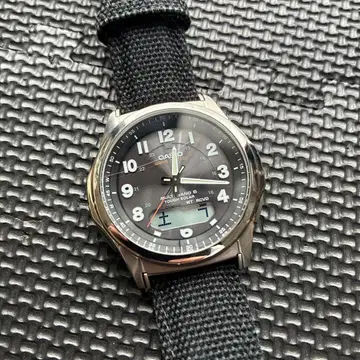 CASIO 쿼츠 아날로그 디지털 손목시계 박스 포함