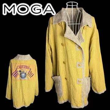 MOGA 린넨 100% 리버서블 오버 사이즈