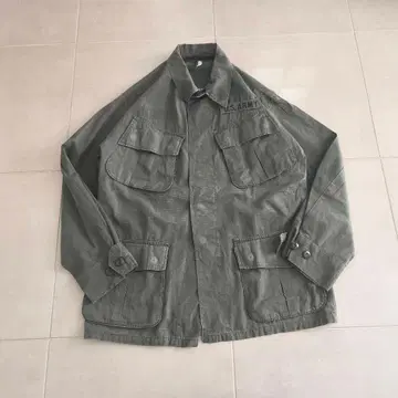 [ 70년대 ] 미군 실물 정글 퍼티그 자켓 4th 립스탑