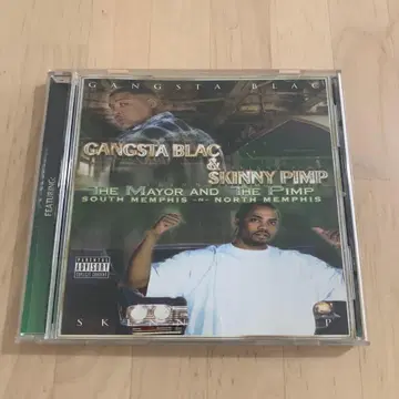 Gangsta Blac & Skinny Pimp g-rap cd
