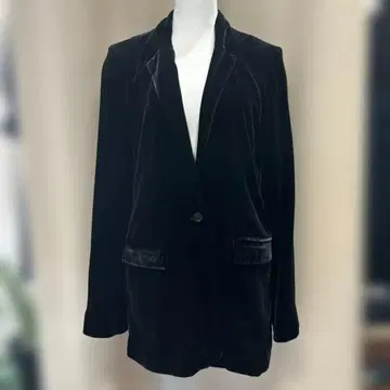 GAP 갭 벨로아 자켓 긴팔 S 블랙