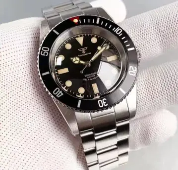 Tandorio 자동 태엽 다이버 워치 200m 방수