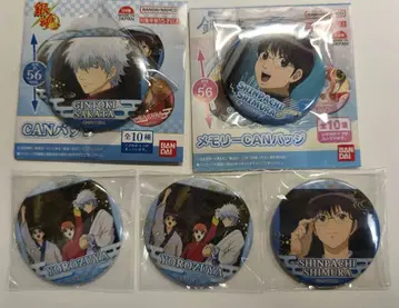 사카타 긴토키 시무라 신파치 카구라 만물상 캔뱃지 CAN뱃지 메모리캔뱃지