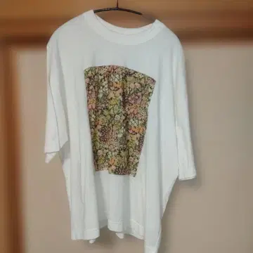 prit 꽃무늬 프린트 T셔츠