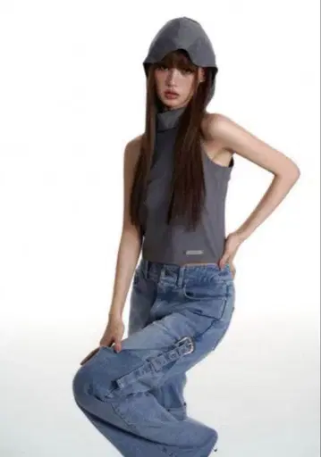 새상품 미사용품 레어 ANDWANG 아 드완 데님 M 사이즈 익명 배송