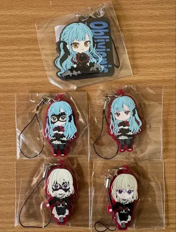 아베무지카 러버 키링 5개