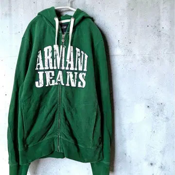 ARMANI JEANS 아르마니진스 지퍼 후드티 L 후디