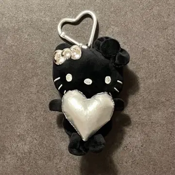 키티 봉제 인형 모노크롬 흑백 산리오 모노톤 귀여운