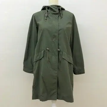 GLOBAL WORK 후드 부착 모즈 코트 코트 M 카키 성숙 캐주얼