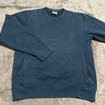 ONEITA 오니타 파워 맨투맨 블랙 M 무지 속기모 사이드 포켓