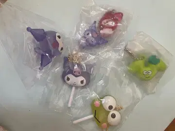 산리오 컬러풀 캔디 참 나카요시 드롭 참 케로피 마이멜로디