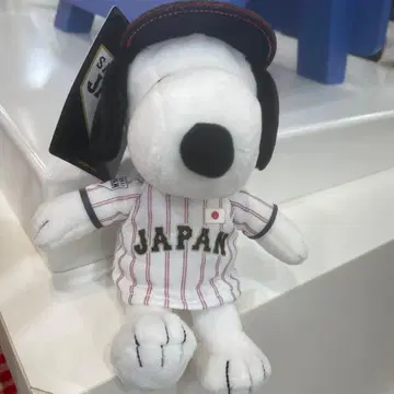 사무라이 재팬 스누피 야구 유니폼 봉제 인형 스트랩