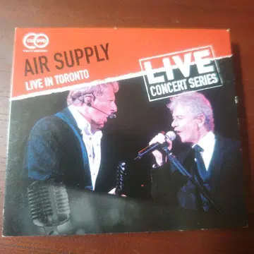 AIR SUPPLY/LIVE IN TRONTO 수입반 CD+DVD