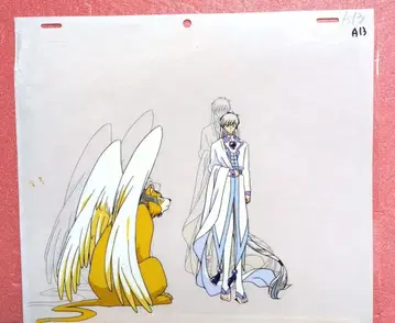 카드캡터 사쿠라 애니메이션 셀화 (유에 & 케로베로스)