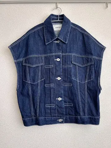 machatt 데님 자켓 데님 베스트