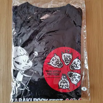 미개봉품 아라바키 나라 요시토모 x 맨위즈 논 콜라보 T셔츠