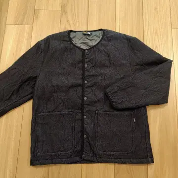 Rokx 다크 그레이 퀼팅 자켓