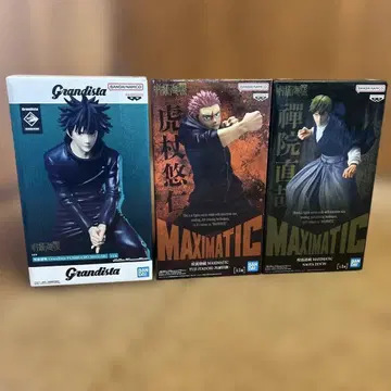 주술회전 이타도리 유우지 젠인 나오야 후시구로 메구미 피규어 3종 세트