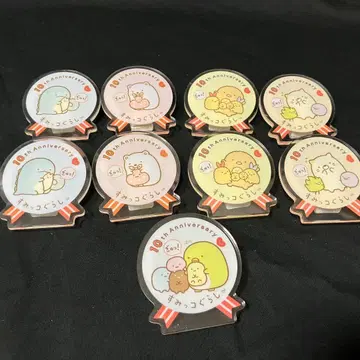 스미코구라시 10th Anniversary 아크릴 클립 9개