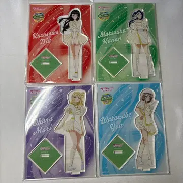 W 러브 라이브! 선샤인 6th LoveLive 아크릴 스탠드 4종