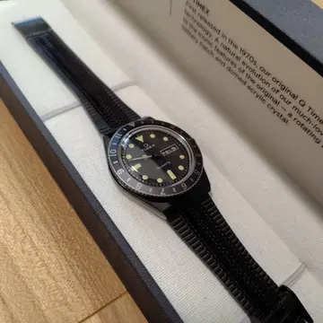 타이맥스 Q 타이맥스 쿼츠 손목시계 블랙