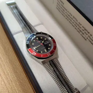 TIMEX 자동 와인딩 Q 빨검