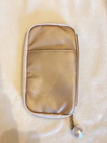 호보니치 수첩 히키다시 파우치 hobonichi 펄 장식 샴페인 펄