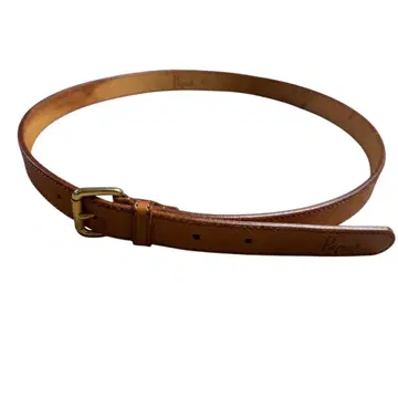XL PAPAS 내로우 벨트 가죽 벨트 카멜 브라운 파파스