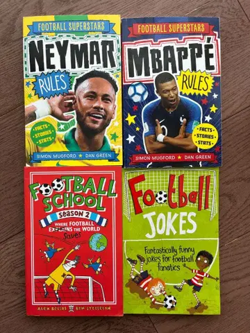 어린이 축구 도서 외국도서 4권 세트 음바페, 네이마르