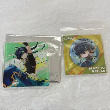 원신 Gratte 아크릴 코스터 캔뱃지 키이치