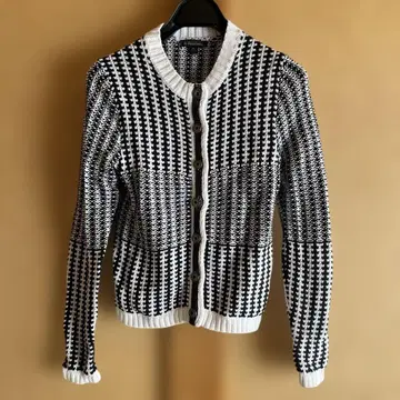 Brooks Brothers 체크 무늬 가디건 XS