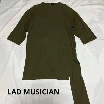 LAD MUSICIAN (라드뮤지션) 올리브 5부 소매 T셔츠