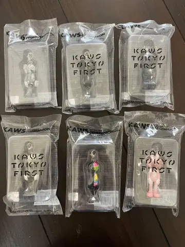 KAWS TOKYO FIRST 키링 6개 세트