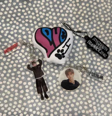 &TEAM 하루아 HARUA 아크릴 키링 쿠션 키링