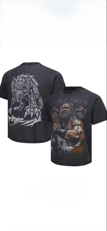 L 사이즈 WWE 제이콥 파투 BOXY 티셔츠 새상품 미개봉
