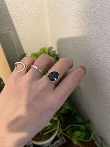 비쥬마무 bijumam 원스톤 반지 프리 사이즈 오닉스