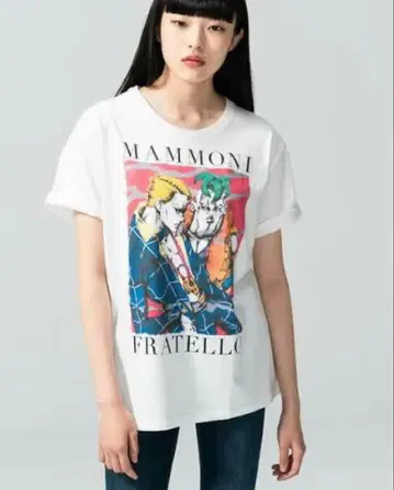 glamb x 죠죠의 기묘한 모험 콜라보 [ 프로슈토&페시 ] TEE