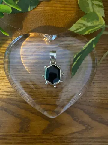 비쥬마무 bijumam 펜던트 탑 컷 오닉스 실버 925