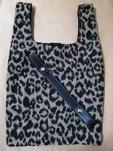 ICB 2WAY 에코백 레오파드 모카