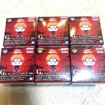 NARUTO 제일복권 G상 쵸코놋코 피규어 x 6개