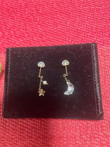 귀걸이 별과 달 10k