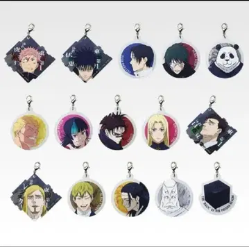 컴프 주술회전 제일복권 M상 아크릴 참 아크링 키링