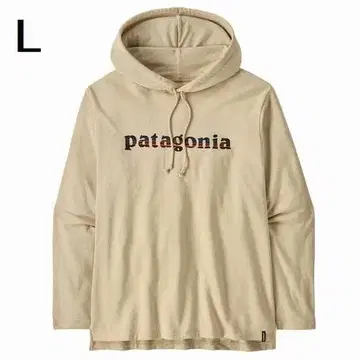 파타고니아 라이트웨이트 '73 텍스트 로고 와일드라이즈 후디 L