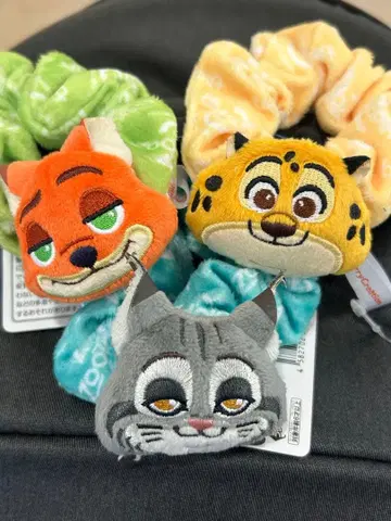 주토피아2 삐요큥 스크런치 닉 파우버트 크로우하우저 3종 세트