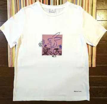 레어 폴스미스 사이클링 플라워 라비트T셔츠