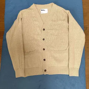 MHL. 베이지 V넥 가디건 L 사이즈