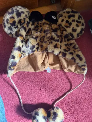 미니 팬캡 레오파드 무늬