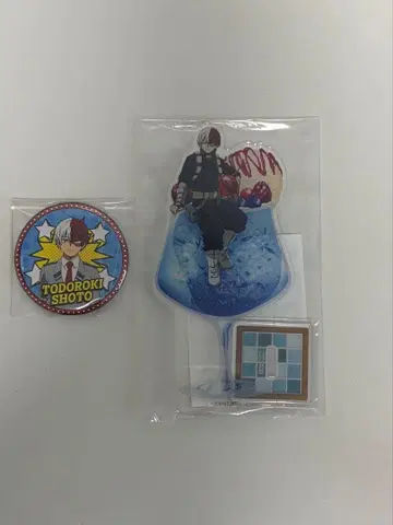 히로아카 토도로키 쇼토 유에이 고교 오픈 스쿨 아크릴 스탠드 캔뱃지