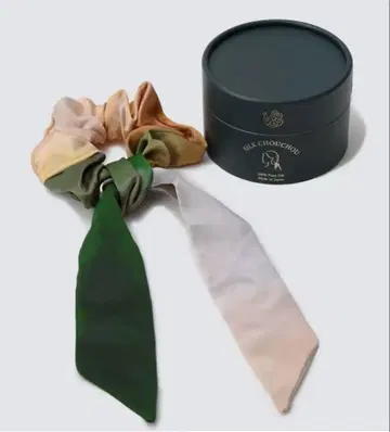 WaterColor 실크 리본 스크런치 정가 13200