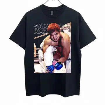 사쿠라바 카즈시 인기 디자인 [ XL 사이즈 ] 티셔츠 블랙